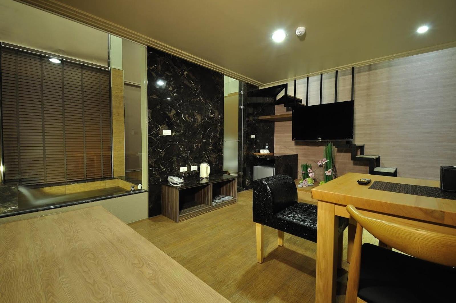 58˚ Hotspring Hotel Ťiao-si Pokoj fotografie